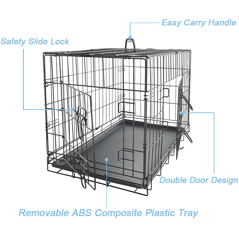 Skládací kovová psí klece skládací dráty Skládací kovová psí klece skládací dráty