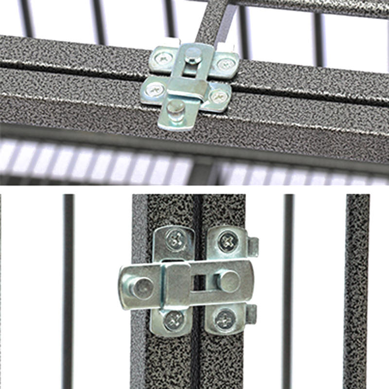 Otevřená horní těžká trubice kovová psí klece Otevřená horní těžká trubice kovová psí klece