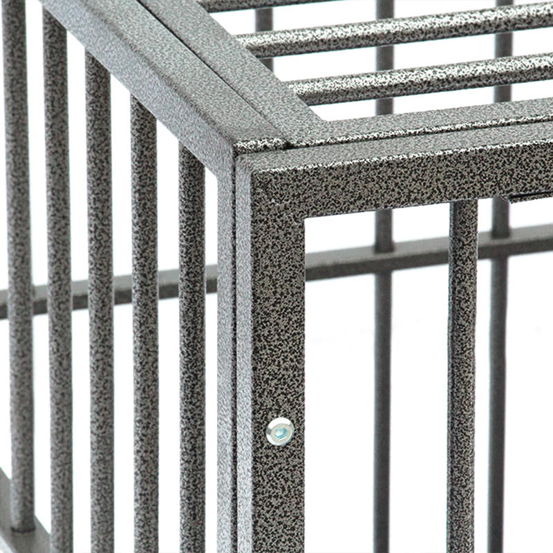 Otevřená horní těžká trubice kovová psí klece Otevřená horní těžká trubice kovová psí klece