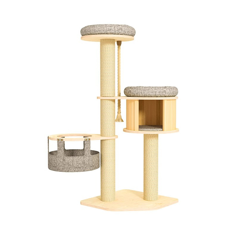 Dřevěný byt s lezením