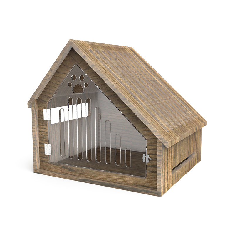 Moderní vnitřní dřevěný kočičí dům s kočičí klecí se škrábankou Moderní vnitřní dřevěný kočičí dům s kočičí klecí se škrábankou