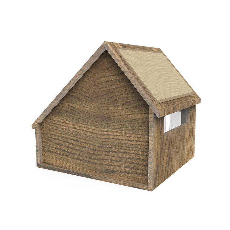 Moderní vnitřní dřevěný kočičí dům s kočičí klecí se škrábankou Moderní vnitřní dřevěný kočičí dům s kočičí klecí se škrábankou