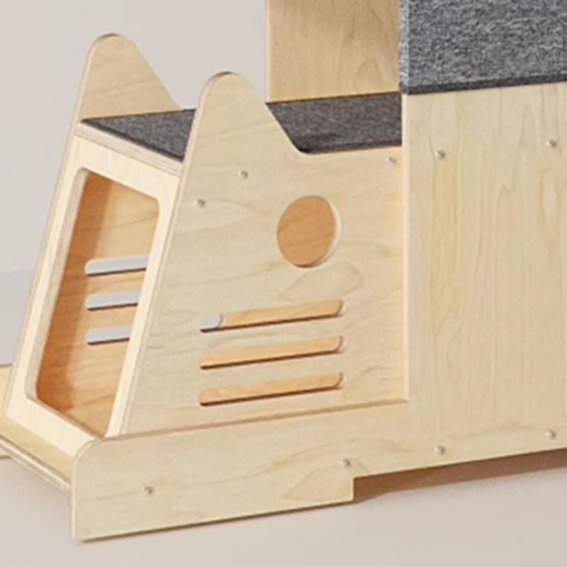 Villa z masivního dřeva víceúrovňová věž Velká kočičí strom lezení Villa z masivního dřeva víceúrovňová věž Velká kočičí strom lezení