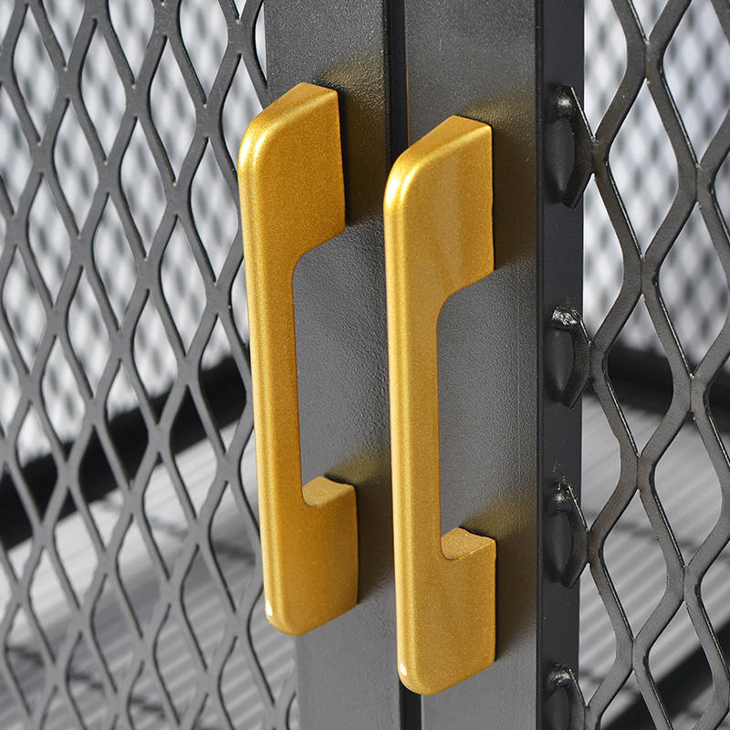 Otevřená horní těžká dřevěná klec ve stylu psí Otevřená horní těžká dřevěná klec ve stylu psí