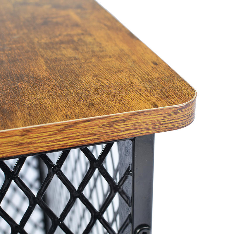 Nábytek Styl Velká dřevěná psí klece s koly a polštářem Nábytek Styl Velká dřevěná psí klece s koly a polštářem