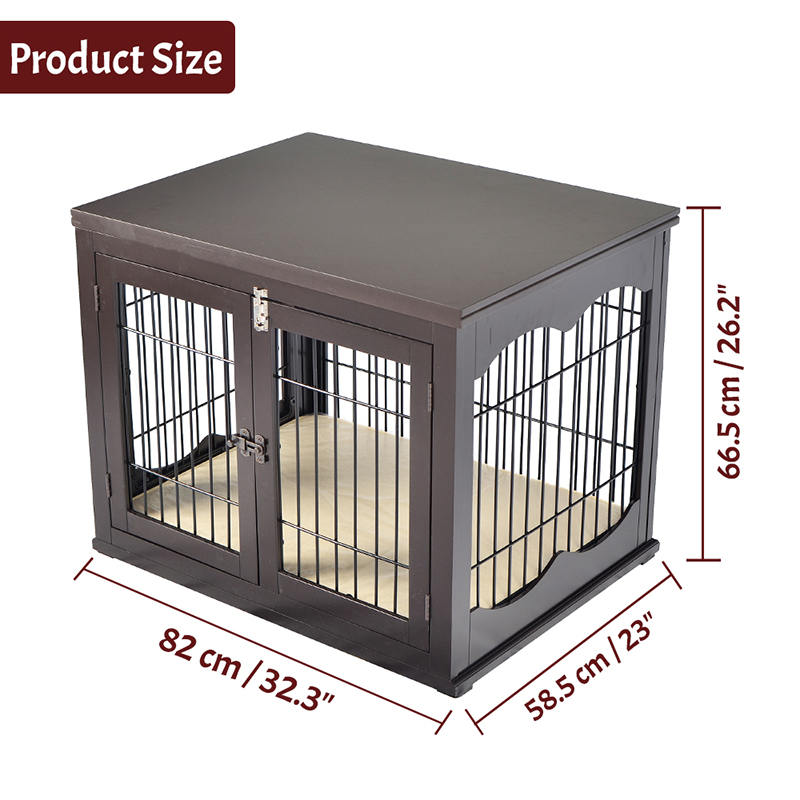 Vnitřní velký dřevěný nábytek ve stylu psí klece Vnitřní velký dřevěný nábytek ve stylu psí klece