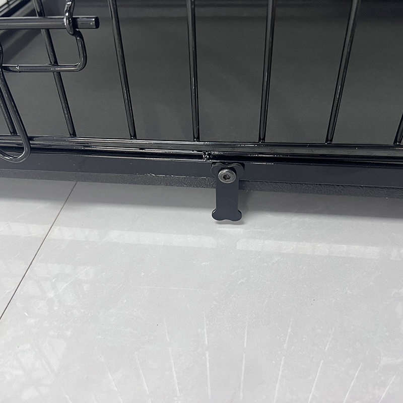 Velký dřevěný nábytek psí klec s odnímatelným podnosem Velký dřevěný nábytek psí klec s odnímatelným podnosem