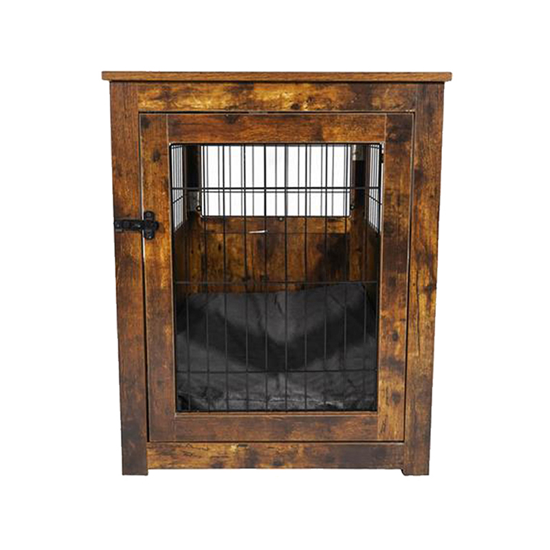 Nábytek styl dřevěné kovové psí klece pro malá zvířata Nábytek styl dřevěné kovové psí klece pro malá zvířata