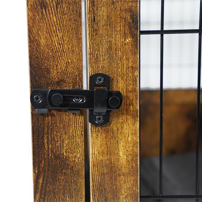 Nábytek styl dřevěné kovové psí klece pro malá zvířata Nábytek styl dřevěné kovové psí klece pro malá zvířata