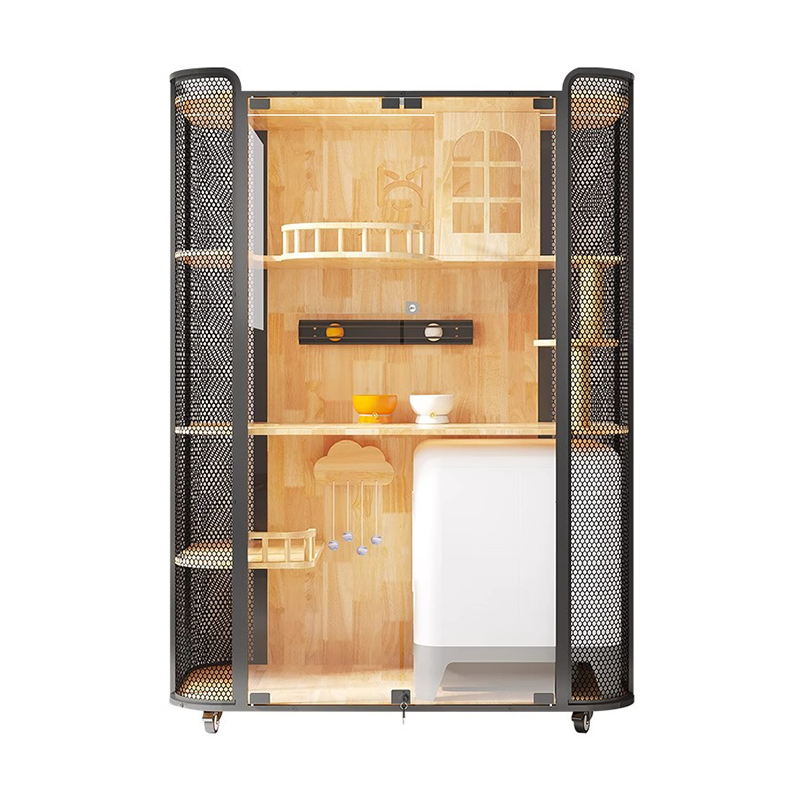 Panoramická vila z gumové kočky z kočky